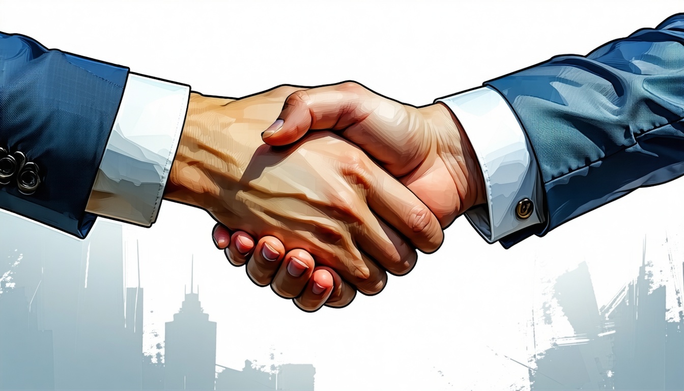 Partner med BIMI skakar hand-3