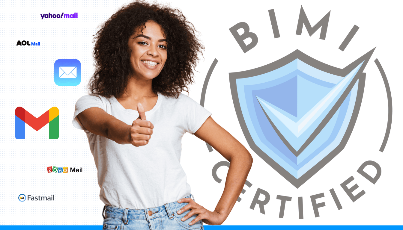 Stora e-postleverantörer som stödjer BIMI